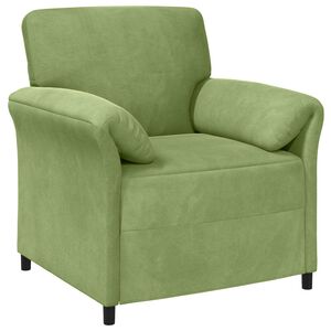 vidaXL 1-Zits Bank Lichtgroen 88 x 83 x 95 cm Fluweel
