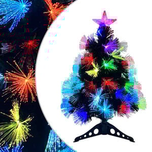 vidaXL Kunstkerstboom met decoratieve touwlichten Groen 64 cm PVC