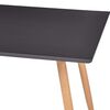 vidaXL Eettafel 120x60x74 cm MDF grijs en eikenkleurig