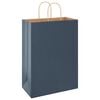 vidaXL Papieren zakken 250 st met hengsels 32x17x44 cm blauw