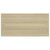 vidaXL Wastafelkast 100x38,5x48 cm bewerkt hout sonoma eikenkleurig