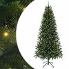 vidaXL Kunstkerstboom met 300 LED met standaard Groen 240 cm PE en PVC