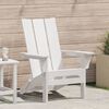 vidaXL Vouw Adirondack Stoel Wit 74.5 x 80.5 x 90cm HDPE