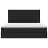 vidaXL Opslag bed met matras met opslag Zwart 180 x 200 cm Nep Leer