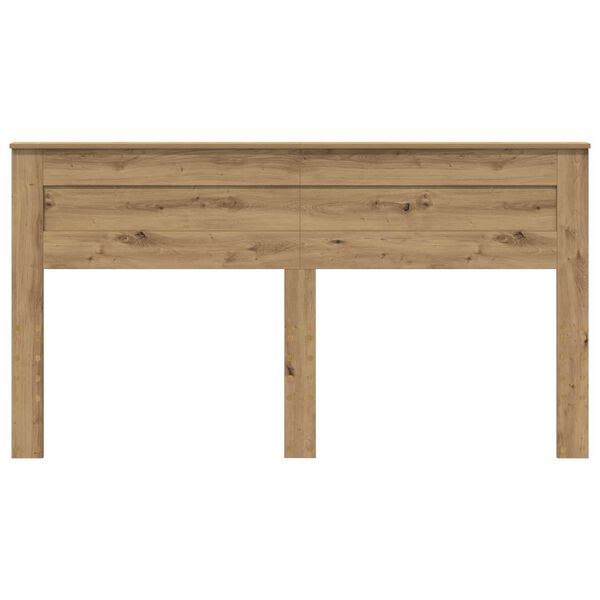 vidaXL Hoofdbord Artisan Eiken 200 cm Bewerkt hout