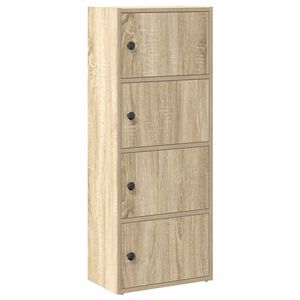 vidaXL Boekenkast 40x24x102 cm bewerkt hout sonoma eikenkleurig
