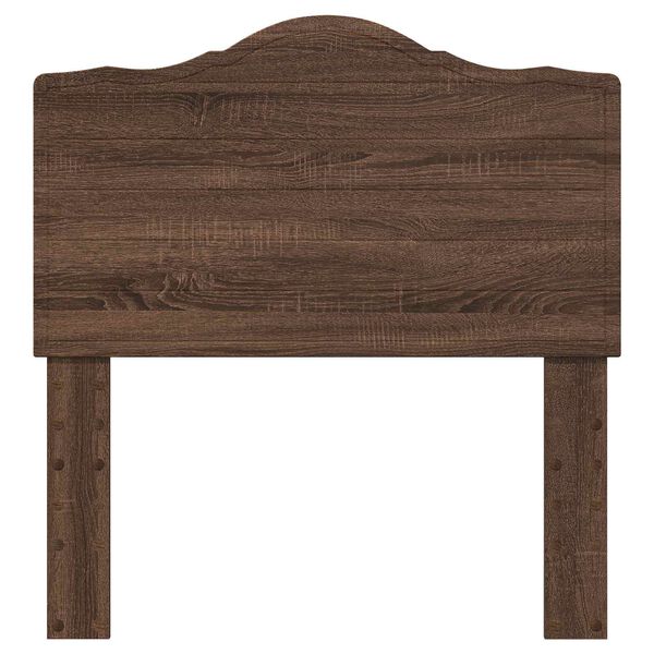 vidaXL Hoofdbord Bruin Eiken 75 cm Bewerkt hout