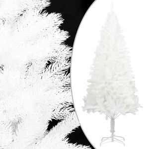 vidaXL Kunstkerstboom met levensechte naalden 240 cm wit