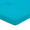 vidaXL Stoelkussens Effen 2 pcs Turquoise 58 x 77 x 4,5 cm Oxford Stof