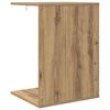 vidaXL Bijzettafel Artisan Eiken 45 x 40 x 62,5 cm Bewerkt hout