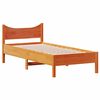 vidaXL Bedframe zonder matras massief grenenhout wasbruin 90x200 cm
