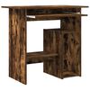 vidaXL Bureau 80x45x74 cm bewerkt hout gerookt eikenkleurig