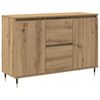 vidaXL Dressoir Artisan Eiken 101,5 x 35 x 70 cm Bewerkt hout