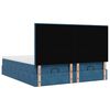vidaXL Ottoman bed met matrassen 160x200cm fluweel donkerblauw