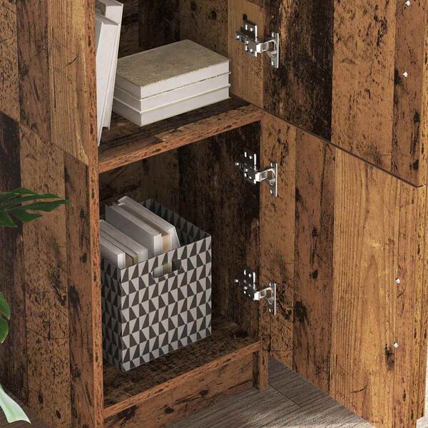 vidaXL Bureau 2 pcs Oudhout