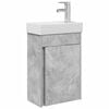 vidaXL Badkamermeubel met kraan Betongrijs 40,5 x 22,5 x 62 cm