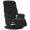 vidaXL Massage Recliner Stoel Zwart 91 x 71 x 105 cm Fluweel