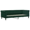 vidaXL Slaapbank 80x200 cm fluweel donkergroen