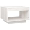 vidaXL Salontafel 50x50x33,5 cm massief grenenhout wit