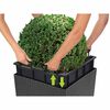 LECHUZA Plantenbak CUBE Cottage 50 ALL-IN-ONE granietkleurig