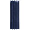vidaXL Verduisterende gordijnen 2 pcs Donkerblauw 140 x 260 cm Fluweel