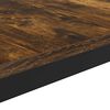 vidaXL Salontafel Rook Eik 60 x 30 x 36 cm Bewerkt hout