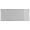 vidaXL Keuken Achterwand Lichtgrijs 100 x 40 x 0,6 cm gehard glas