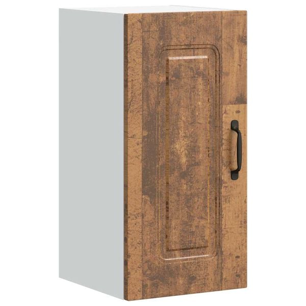 vidaXL Keukenwandkast Kalmar bewerkt hout oud houtkleurig