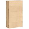 vidaXL Boekenkast 60x24x101,5 cm bewerkt hout artisanaal eikenkleurig
