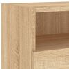 vidaXL Tv-wandmeubel 100x30x30 cm bewerkt hout sonoma eikenkleurig