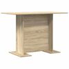 vidaXL Eettafel 110 x 60 x 75 cm Bewerkt hout Sonoma Eiken Rechthoekig