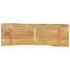 vidaXL Tafelblad met natuurlijke rand 140x40x2,5 cm massief mangohout