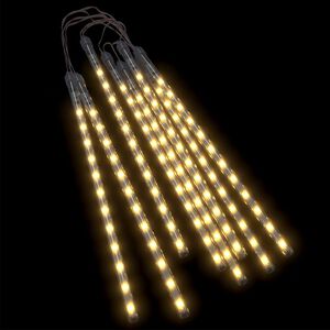 vidaXL Meteoorlichten 8 st 192 LED's binnen/buiten 30 cm warmwit