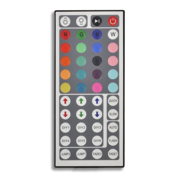 RGB LED keuken verlichting kit: 4 stuks + afstandsbediening