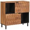 vidaXL Dressoir Acacia Bruine Afwerking 80 x 33 x 75 cm