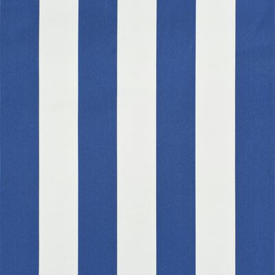 vidaXL Luifel uittrekbaar 100x150 cm blauw en wit