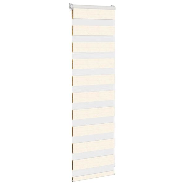vidaXL Zebra rolgordijn 50x100 cm stofbreedte 45,9cm marmerbeige
