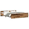 vidaXL Bedframe zonder matras 180x200 cm bewerkt hout oud hout