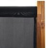 vidaXL Kamerscherm met 3 panelen 210x170 cm zwart