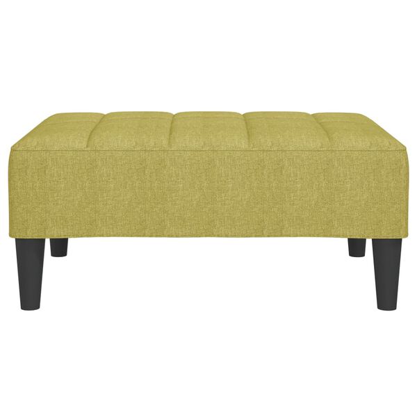 vidaXL Voetenbank 78x56x32 cm stof groen
