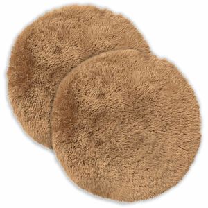 vidaXL Kussen met kussen HEERLEN 2 st Taupe PV Fleece