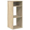 vidaXL Boekenkast 34x31x80 cm bewerkt hout sonoma eikenkleurig
