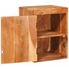 vidaXL Nachtkastje 2 pcs Bruin 35 x 33 x 48 cm Massief Hout Acacia