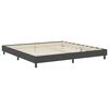 vidaXL Boxspringframe stof grijs 200x200 cm