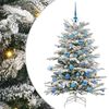 vidaXL Kunstmatige Inklapbare Kerstboom Wit 150 cm PE en PVC