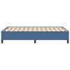 vidaXL Boxspringbed Blauw 120 x 190 cm Katoen Stof