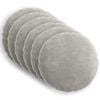 vidaXL Kussensloop 6 st HEERLEN Lichtgrijs &Oslash; 50 cm Chenille Stof