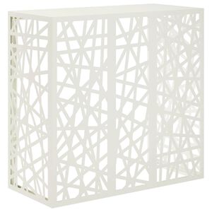 vidaXL Airconditioner hoes Wit 110 x 50 x 105 cm Staal