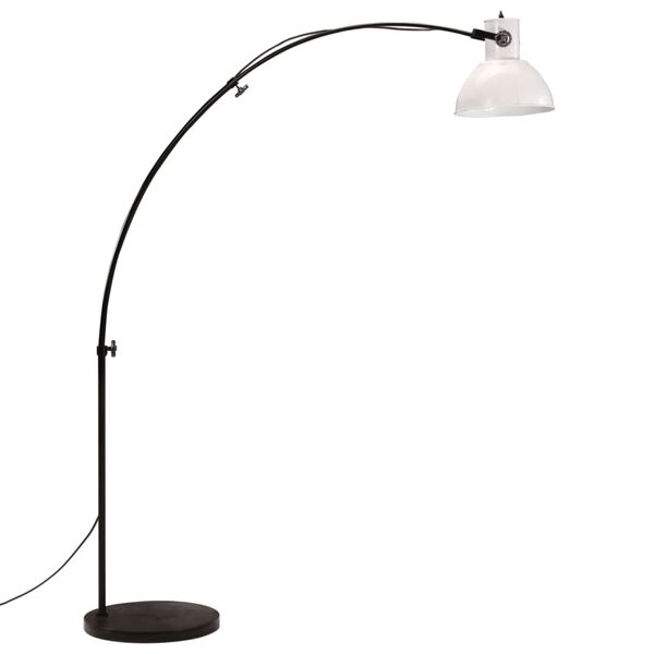 vidaXL Vloerlamp 25 W E27 150 cm wit
