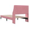 vidaXL Bedframe met hoofdeinde Roze 80 x 200 cm Fluweel